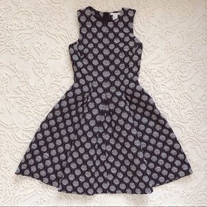 H&M Fit & Flare Printed Dress